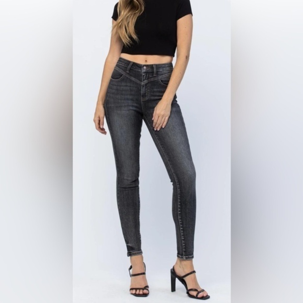 Judy Blue Charcoal Skinny Jeans